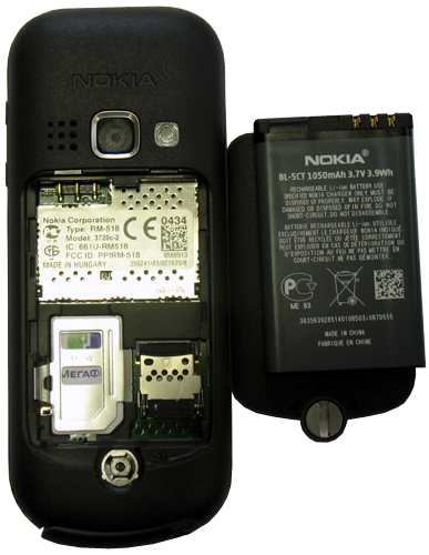   Nokia 3720 classic:  ,  