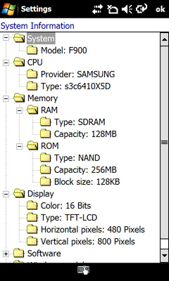����� ������������� Acer F900