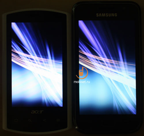 Acer Liquid E  Samsung i9000 Galaxy S