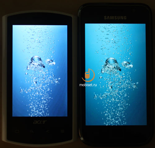 Acer Liquid E  Samsung i9000 Galaxy S