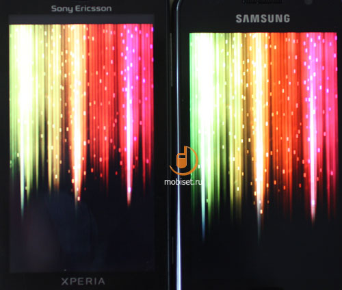 Sony Ericsson XPERIA X10  Samsung i9000 Galaxy S