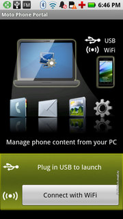  Motorola Milestone XT720:  Android-