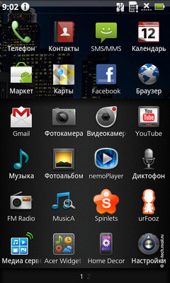  Acer Stream.    Android 