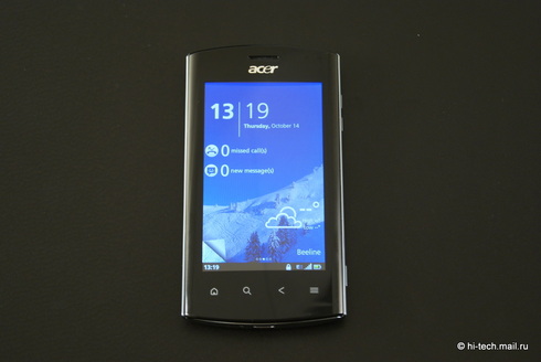 .     Acer Liquid Metal:  Android