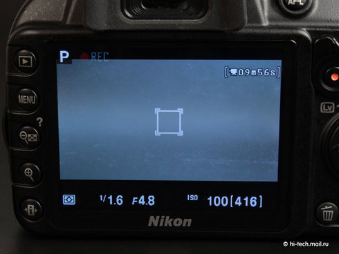  Nikon D3100:   