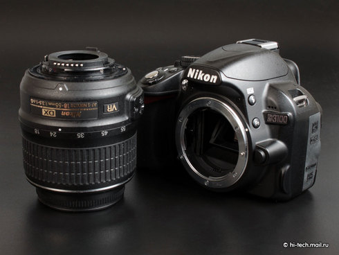  Nikon D3100:   