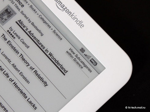  Amazon Kindle 3:   