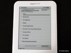  Amazon Kindle 3:   