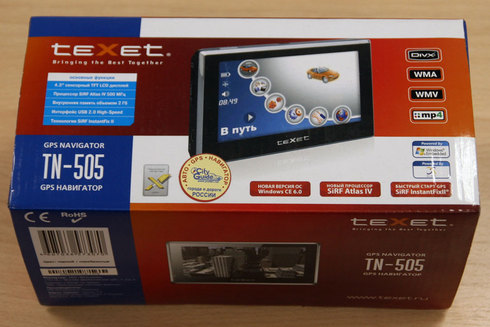 GPS- Texet TN-505