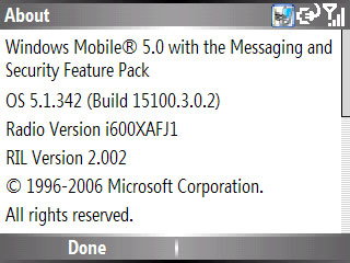 Samsung Ultra Messaging i600  HTC S650 (Cavalier)     WM-  AKU 3.2