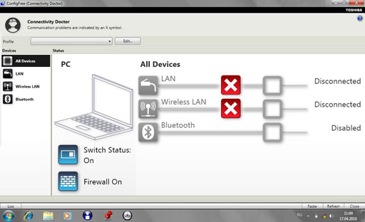 Toshiba Satellite L500-1WR