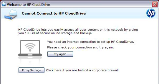 HP Compaq Mini 311c-1110er  HP CloudDrive