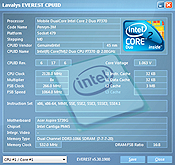Acer Aspire 5739G-733G32Mi Everest CPU Test