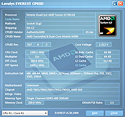 Asus K70AD Everest CPU Test