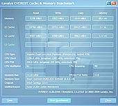 Asus UL20A  Everest Cache and Memory Test