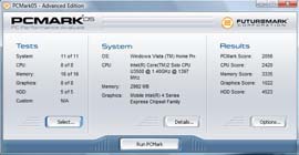 Acer Aspire Timeline 5810T PCMark05