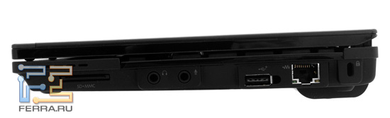   HP Mini 5103: -,   , USB, RJ-45, Kensington Lock