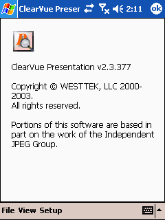  HP iPAQ h6340 - ClearVue Presentation