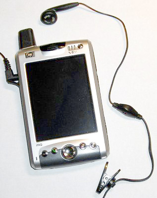 HP iPAQ h6340  handsfree