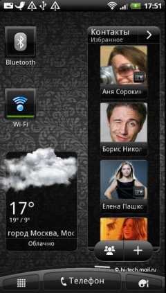   HTC Sensation:     