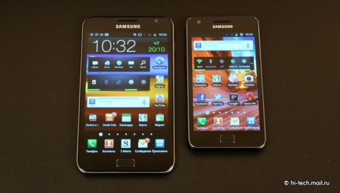   Samsung Galaxy Note:   