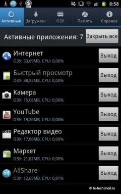   Samsung Galaxy Note:   