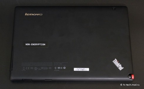  Lenovo ThinkPad Tablet:  