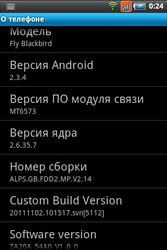  Fly Blackbird (IQ260):    Android