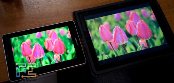 Samsung Galaxy Tab 7.i    iPad