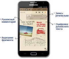  Samsung Galaxy Note:    