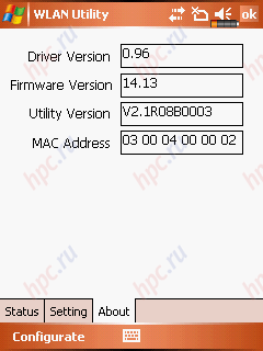 E-Ten Glofiish X500: Wi-Fi-