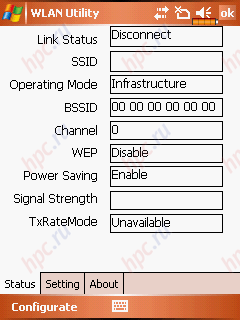 E-Ten X500 Glofiish: Wi-Fi-