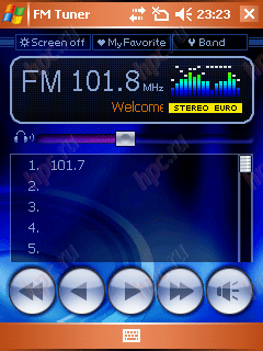 E-Ten X500 Glofiish: FM-