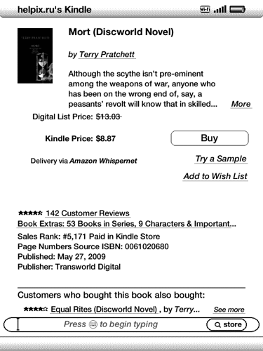 Amazon Kindle 4, 