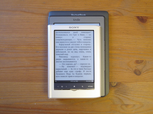 PocketBook 611 Basic, Sony PRS-350, Amazon Kindle 4
