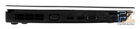   Lenovo ThinkPad Edge E425: D-SUB,  USB, eSATA, HDMI,  , -