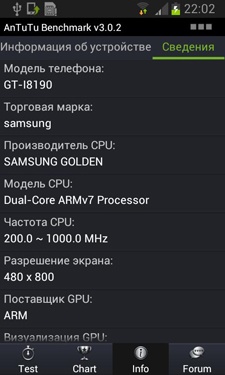 Samsung Galaxy S III Mini (I8190)