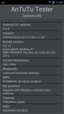 Prestigio MultiPhone PAP4500 DUO