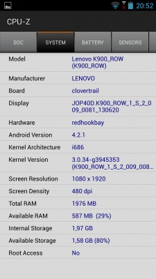 Lenovo K900 Lenovo K900
