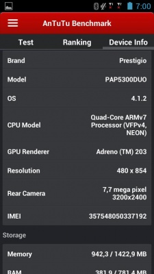 Prestigio MultiPhone 5300 Duo