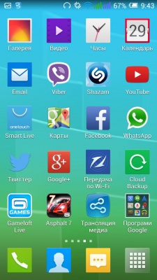 ALCATEL ONETOUCH Idol +