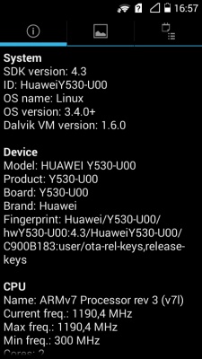 Huawei Ascend Y530