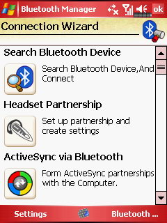  Glofiish M700.  Bluetooth 