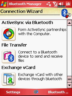 Glofiish M700.  Bluetooth 