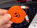 Огляд CABLETIME Magnetic USB-C Flat Cable: помаранчевий кабель з магнітом на 100 Вт