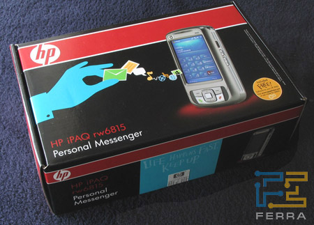 HP iPAQ rw6815: коробка