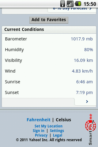 ����� ��������� Yahoo! ������ ��� Android OS
