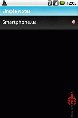 ����� ��������� Simple Notes ��� Android OS