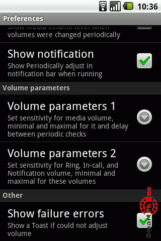 ����� ��������� Cool Volume Free ��� Android OS