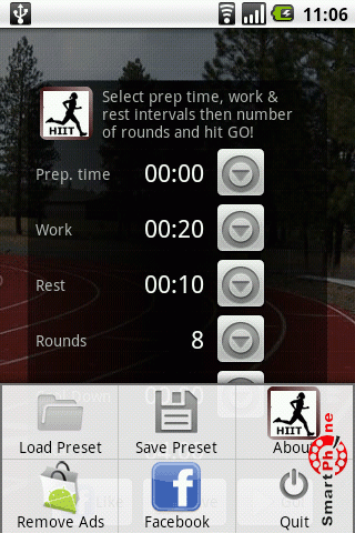 ����� ��������� HIIT interval training timer ��� Android OS